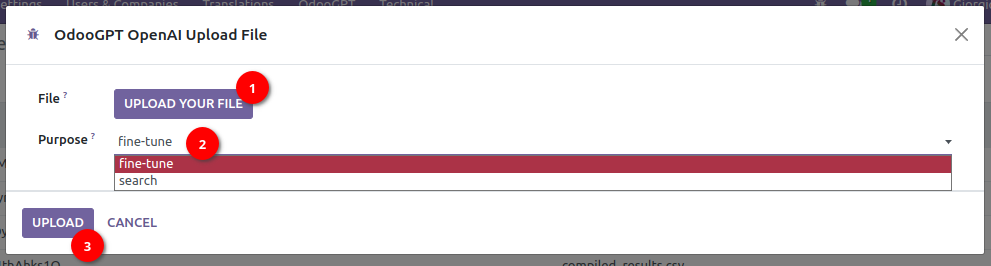 OpenAI Files upload