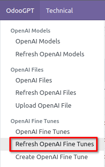 OpenAI Fine Tunes refresh